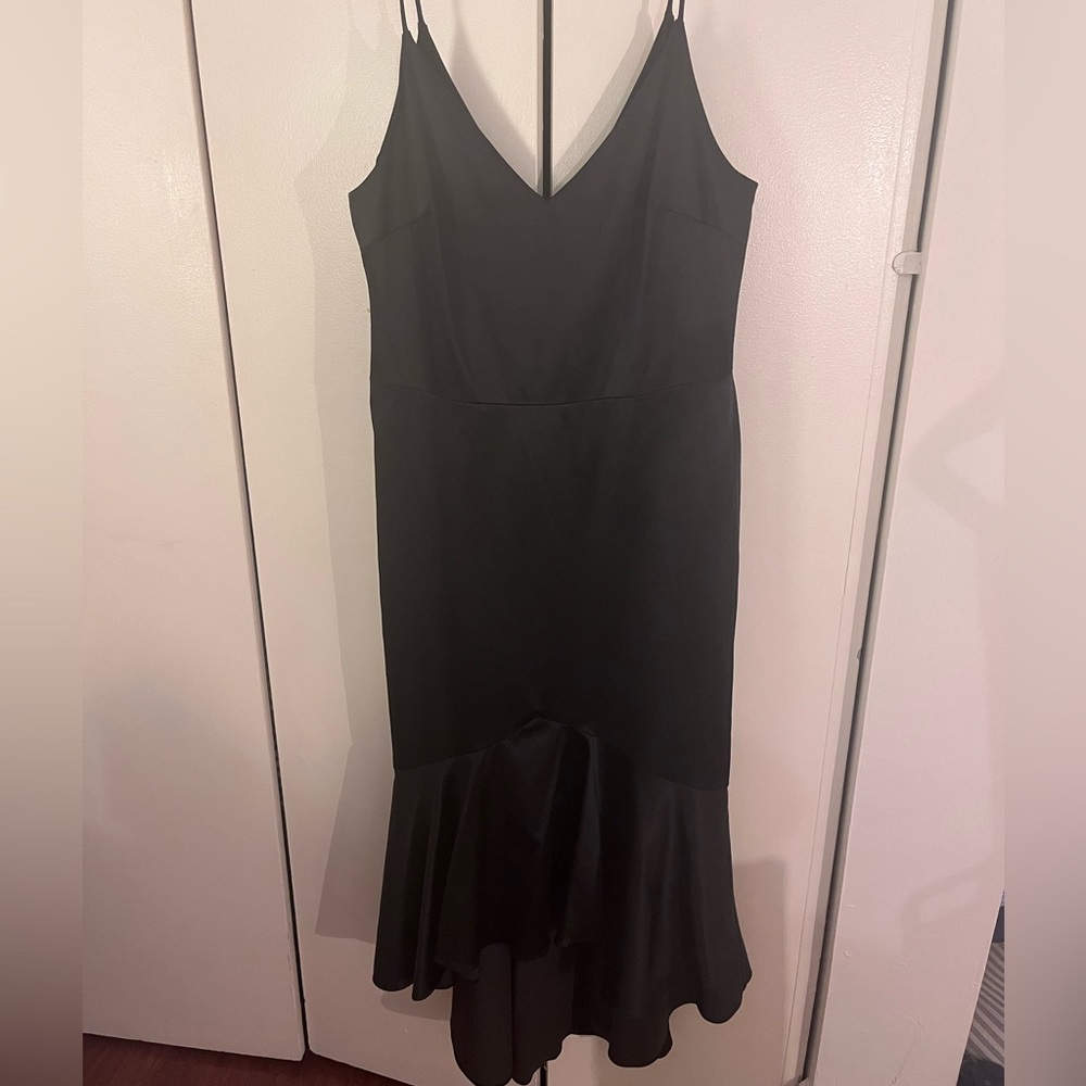 Paper Crown Silk Formal MIDI Dress